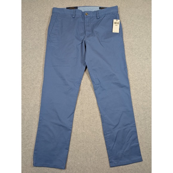 Polo Ralph Lauren Men Pants 33x28.5 NWT Polo Chino Slim‎ Stretch Cotton Twill